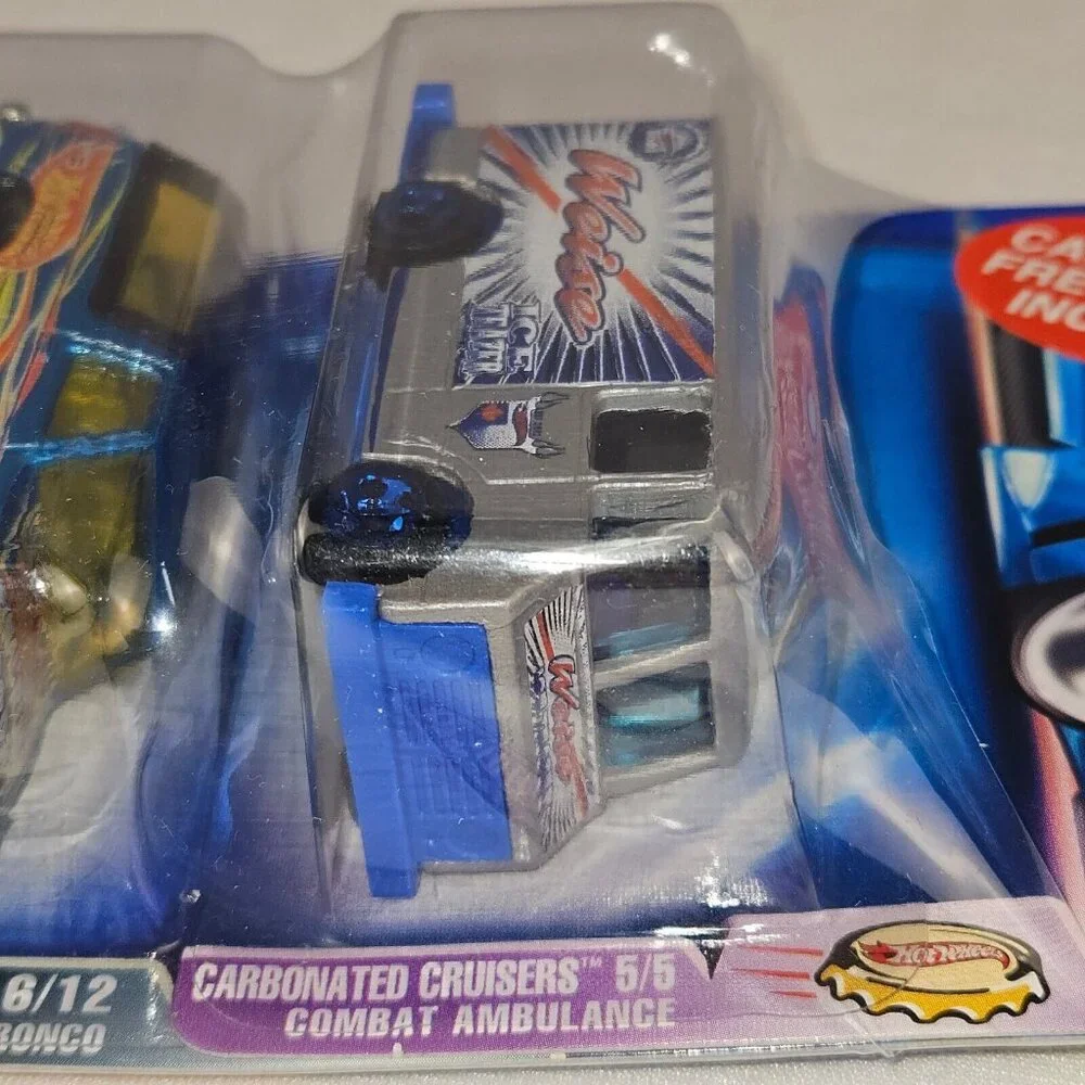 HOT WHEELS 1/64 3-PACK 2003 FINAL RUN FORD BRONCO W/ POSTER-MINT-UNOPENED (K204)
